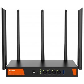 Маршрутизатор TENDA W30E Hotspot AX3000 4xGE (1xGE WAN, 2xGE LAN/WAN, 1xGE LAN)