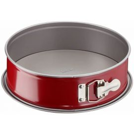 Форма для випікання Tefal DeliBake, кругла, знімне дно, 27см, вуглецева сталь, червоний