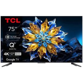 Телевізор 75" TCL QLED Pro 4K 60Hz Smart Google TV Titan ONKYO sound