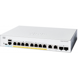 Комутатор Cisco Catalyst 1200 8xGE, PoE, Ext PS, 2x1G Combo