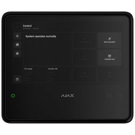 Інтелектуальна пожежна централь Ajax EN54 Fire Hub black, gsm, ethernet, jeweller, EN54, бездротова, чорний