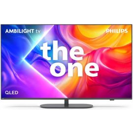 Телевізор 55" Philips QLED 4K 144Hz Smart Titan OS Black Ambilight