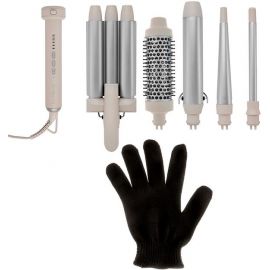 Плойка Remington Trendology, 92Вт, темп.режимов-5, 130-210С, 5 насадок. перчатка ,кераміка, білий