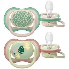 Пустушка  Avent  Ultra Air, 6-18 міс., 2шт, нейтральний дизайн.