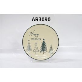 Тарілка Ardesto Christmas New Year's, 21см, кераміка