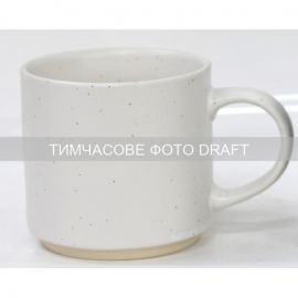 Чашка Ardesto Alcor, 420мл, кераміка, білий