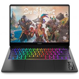 Ноутбук HP OMEN Transcend 14-fb1002ua 14" 3K OLED, Intel U9-285H, 64GB, F2048GB, NVD5070-8, DOS, чорний