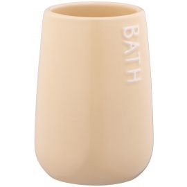 Склянка для зубних щіток Ardesto Prestigio 8.5x12см, доломіт, бежевий