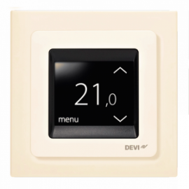 Терморегулятор Devi Devireg Touch +5...45° сенсорний вбудований дротовий датчик 16A 230В слонова кістка