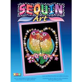 Набір для творчості Sequin Art Blue Папуги Нерозлучники 25*34см