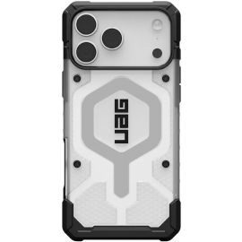 Чохол UAG для iPhone 17 Pro Max, Pathfinder Clear MagSafe, Ice/Silver