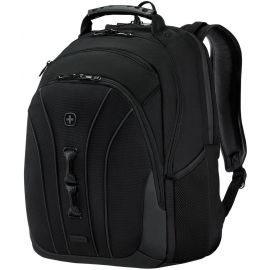 Wenger Icons Backpack, Legacy Black Series, 16" Laptop Backpack, Black