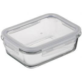 Контейнер для зберігання харчових продуктів Ardesto Gemini 1.06л, боросилікатне скло, пластик, прямокутний, прозорий