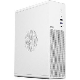 Корпус 2E Credo Slim V90W-400 з БЖ 2E ATX400, 1xUSB3.0, 1х USB 2.0, 1xUSB Type-C, 2x90мм, VGA 390мм, mATX, білий