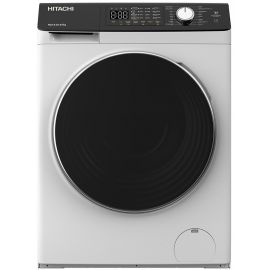 Прально-сушильна машина Hitachi фронтальна, 8(5)кг, 1400, A, 60см, дисплей, пара, інвертор, білий