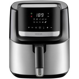 Мультипіч Sencor Vita Fryer, 1600Вт, чаша-6,5л, сенсорне керув., 10 програм, пластик, нерж. сталь-чорний