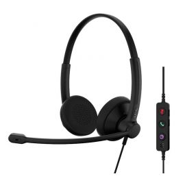 Гарнітура комп'ютерна стерео On-Ear EPOS IMPACT 100 MS, USB C + A, Microsoft Teams, односпрямований, 2м, Чорний