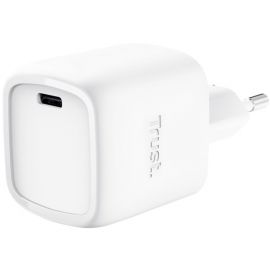 Зарядний пристрій мережевий Trust Maxo 30Вт, GaN, USB-C, PD/PPS, білий