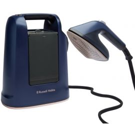 Відпарювач Russell Hobbs Genie Maestro, 1700Вт, 750мл, паровий удар -20гр, верт. відпарювання, керам. підошва, синій