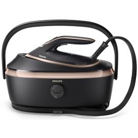 Парогенератор Philips PerfectCare 8000, 3120Вт, 1400мл, паровий удар -800гр, верт. відпарювання, нерж. сталь, чорний