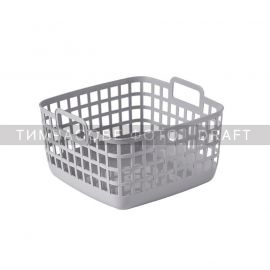 Кошик для зберігання Ardesto 20.6x20x12.4см, 3л, пластик PP, cірий