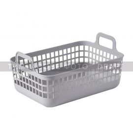 Кошик для зберігання Ardesto 33x22x16.3см, 7л, пластик PP, cірий