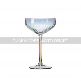 Набір келихів для шампанського Ardesto Black Mars Zenith 310мл, 2шт, скло, прозорий