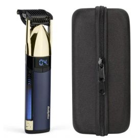 Тример Babyliss Super-X Metal Series Navy&Gold Edition, для голови, вусів та бороди, акум., насадок-1, кейс, сталь, синьо-золотий