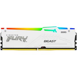 Пам'ять ПК Kingston DDR5 32GB 6000 FURY Beast RGB EXPO Білий