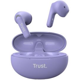Навушники TWS Trust Yavi Earphones BT 5.3, ENC, SBC, Mic, Фіолетовий