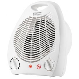 Тепловентилятор Neo Tools, 25м2, 2000Вт, мех. упр-ння, спіральний нагрів. елемент, білий