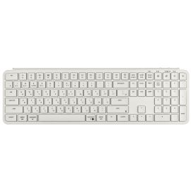 Клавіатура мембрана Keychron B6 Pro, USB/WL/BT, ivory white