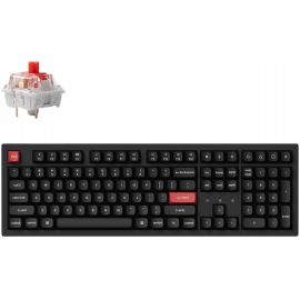 Клавіатура механічна Keychron K10 PRO 100Key, K pro Red, WL/BT/USB-A, QMK, EN/UKR, White Led, чорний