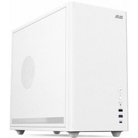 Корпус 2E Credo Metal V350W без БЖ, 1xUSB3.0, 1х USB 2.0, 1xUSB Type-C, 3x120мм ARGB, VGA 350мм, LCS ready, контролер з пультом, mATX, білий