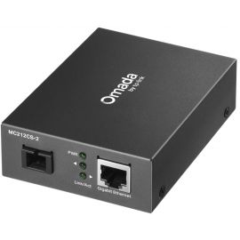 Медіаконвертер TP-LINK MC212CS-2 1GE, WDM SM, 2km, SC