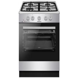 Плита Hansa газова, 50x60см, 67л, чавун, газ контр., нержавіюча сталь