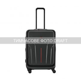 Валіза Wenger Amplix Hardside Medium, середня, полікарбонат, TSA, 4 колеса, розширення, чорний