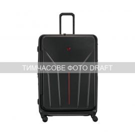 Валіза Wenger Amplix Hardside Large, велика, полікарбонат, TSA, 4 колеса, розширення, чорний