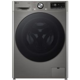 Пральна машина LG фронтальна, 11кг, 1400, A, 57см, дисплей, пара, інвертор, сріблястий