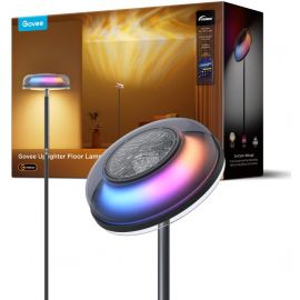 Торшер розумний Govee H60B0 Uplighter Floor Lamp, 1000Lm, RGBWW+RGBIC+WW, WI-FI/Bluetooth, чорний