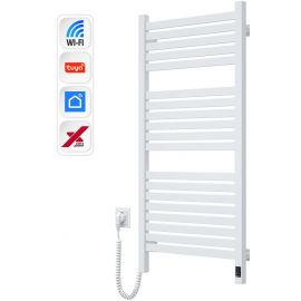 Рушникосушка Navin електрична Авангард Х, 1000х480х71мм, Wi-Fi, сталь, білий, ліве підключення