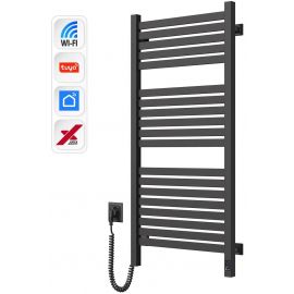 Рушникосушка Navin електрична Авангард Х, 1000х480х71мм, Wi-Fi, сталь, чорний муар, ліве підключення