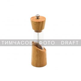 Млинок для солі та перцю Ardesto Midori, 50мл, бамбук, нержавіюча сталь, пластик