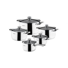 Набір посуду Ardesto Gemini Gourmet Varese, 10 предметів, нержавіюча сталь