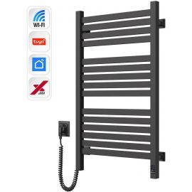 Рушникосушка Navin електрична Авангард Х, 800х480х71мм, Wi-Fi, сталь, чорний муар, ліве підключення