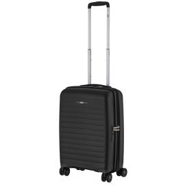 Валіза 2E, Aero, поліпропілен, мала, 35/44 л, TSA, 4 колеса, EXP, чорна