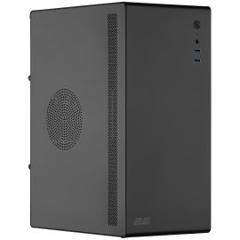 Корпус 2E Credo V200B без БЖ, 2xUSB3.0, 1x80мм, VGA 250мм, mATX, чорний