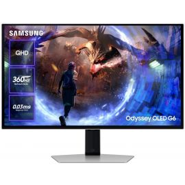 Монітор Samsung 27" G60SD HDMI, DP, USB, OLED, 2560x1440, 360Hz, 0.3ms. FreeSync Premium Pro