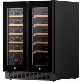 Холодильник Philco для вина, 87x60x57, холод.відд.-116л, зон - 2, бут-40, диспл, підсвітка, чорний