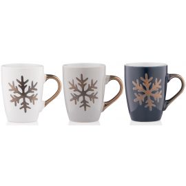 Чашка Ardesto Christmas Snowflake, 320мл, кераміка, в асортименті